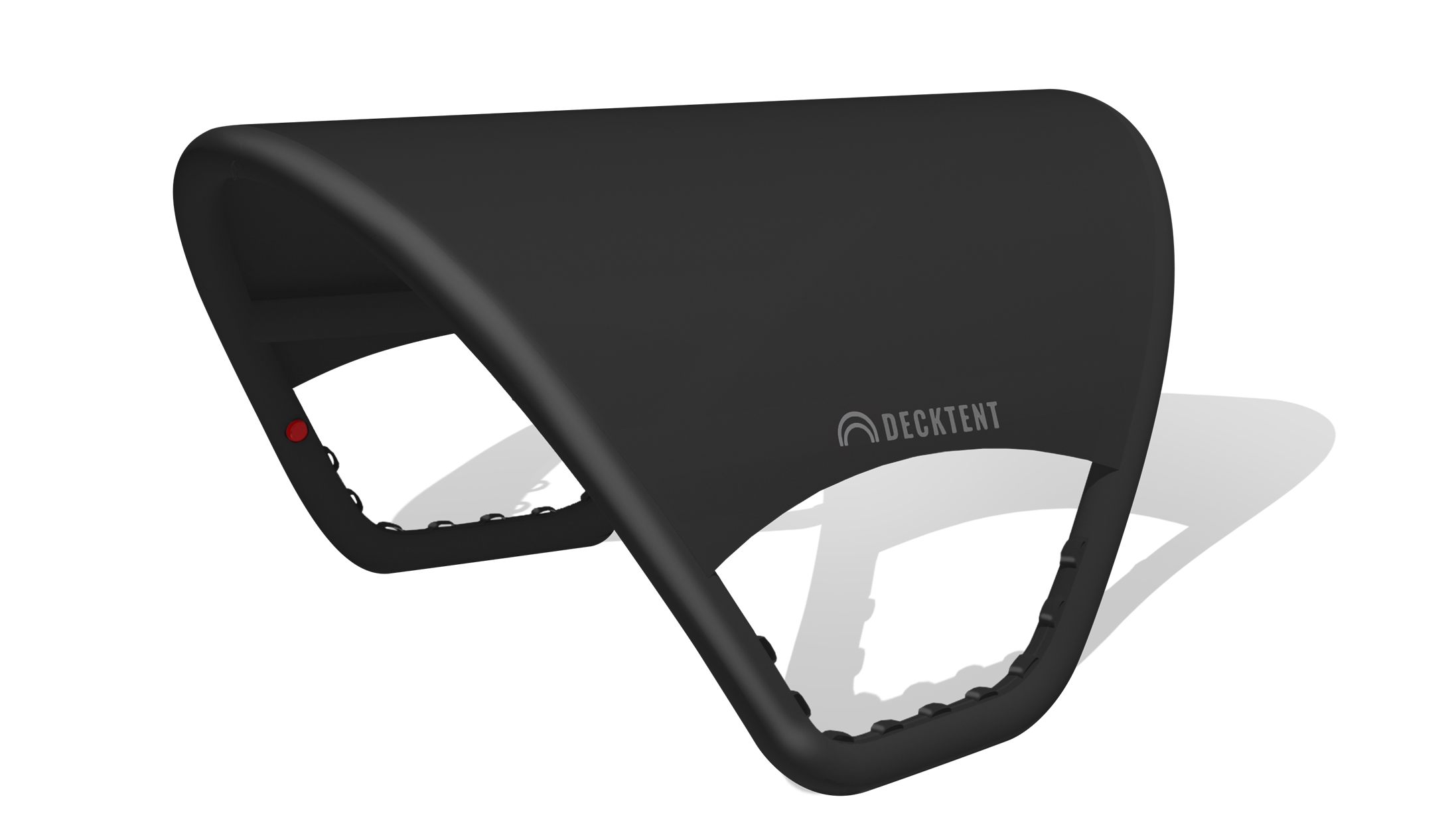 DECKTENT Bimini XS pro plachetnice 7-10 m a RIB a motorové čluny 5–7,5 m černá
