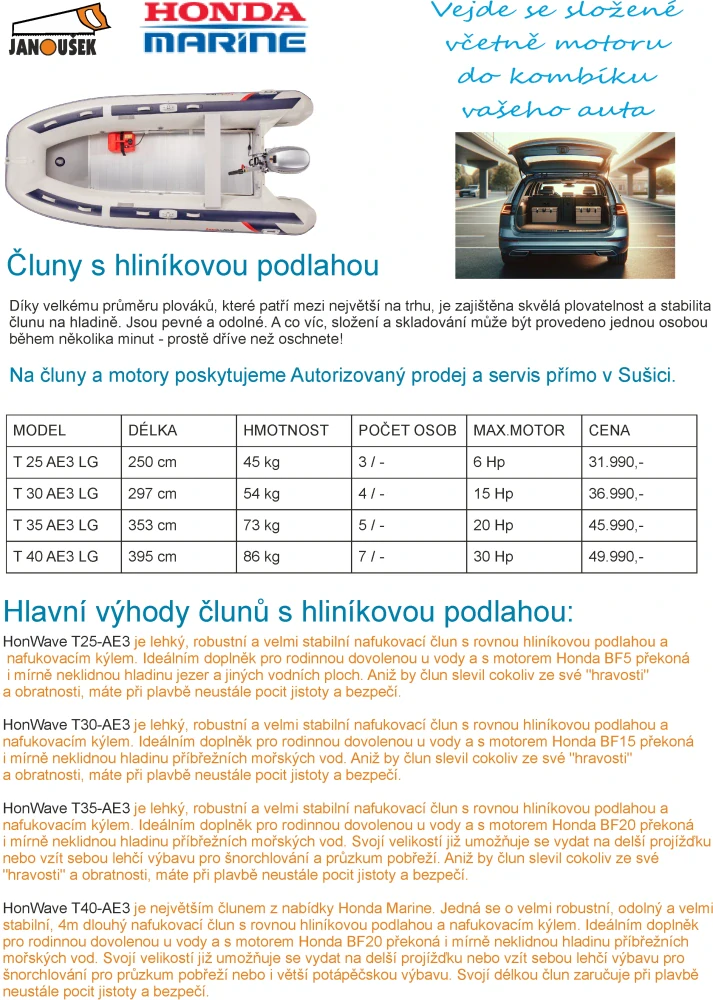 Honda BF 2,3 DK3 SCHU Lodní motor